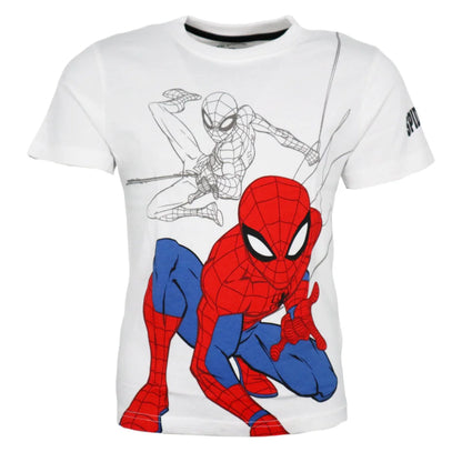 Marvel Spiderman Kinder Schlafanzug Pyjama Shirt Shorts - WS-Trend.de 98-128 100% Baumwolle