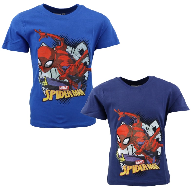 Marvel Spiderman Kurzarm T-Shirt - WS-Trend.de kurzarm Kinder Jungen Shirt 98 bis 128 Baumwolle