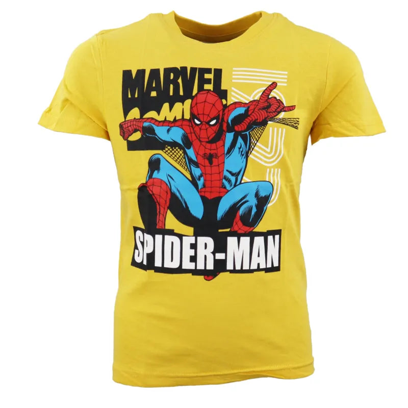 Marvel Spiderman T-Shirt Kurzarm Kinder Jungen Shirt - WS-Trend.de 104 bis 134 Baumwolle