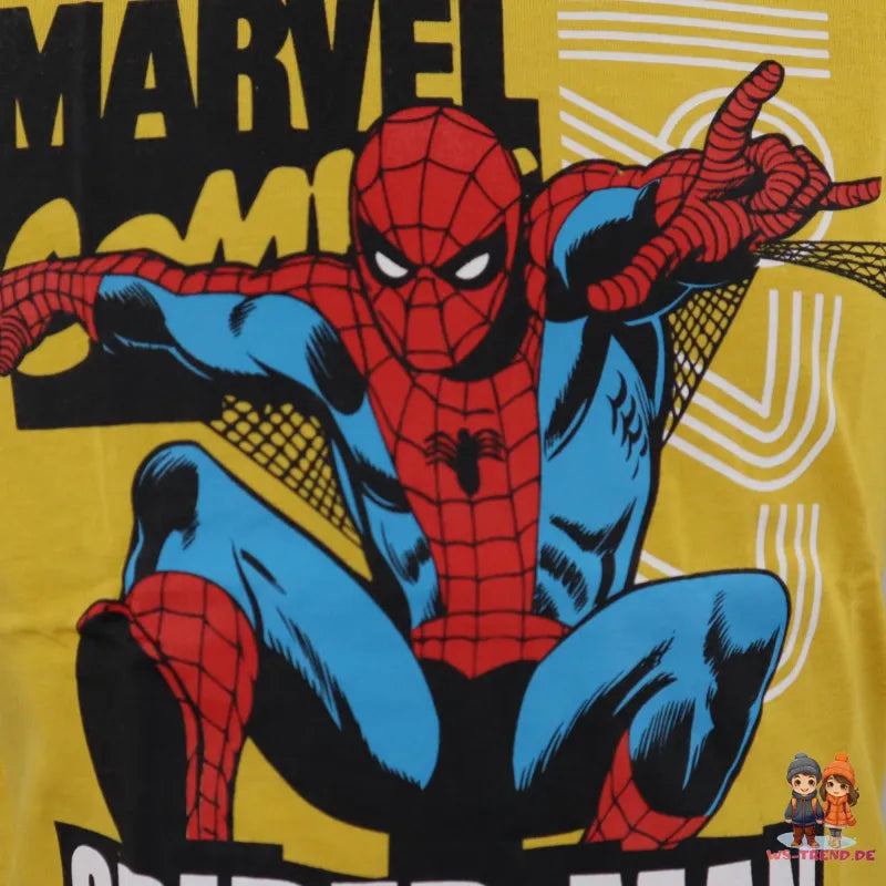 Marvel Spiderman T-Shirt Kurzarm Kinder Jungen Shirt - WS-Trend.de 104 bis 134 Baumwolle