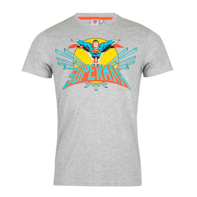 DC Comics Superman Herren kurzarm T-Shirt Shirt - WS-Trend.de Grau S-XXL