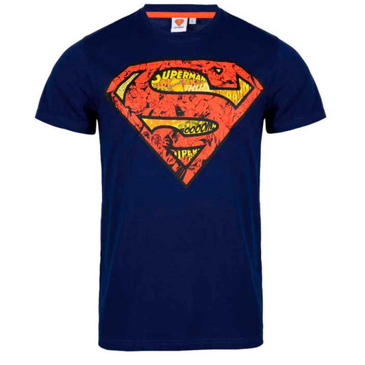 DC Comics Superman Herren kurzarm T-Shirt Shirt - WS-Trend.de Blau S-XXL 100% Baumwolle