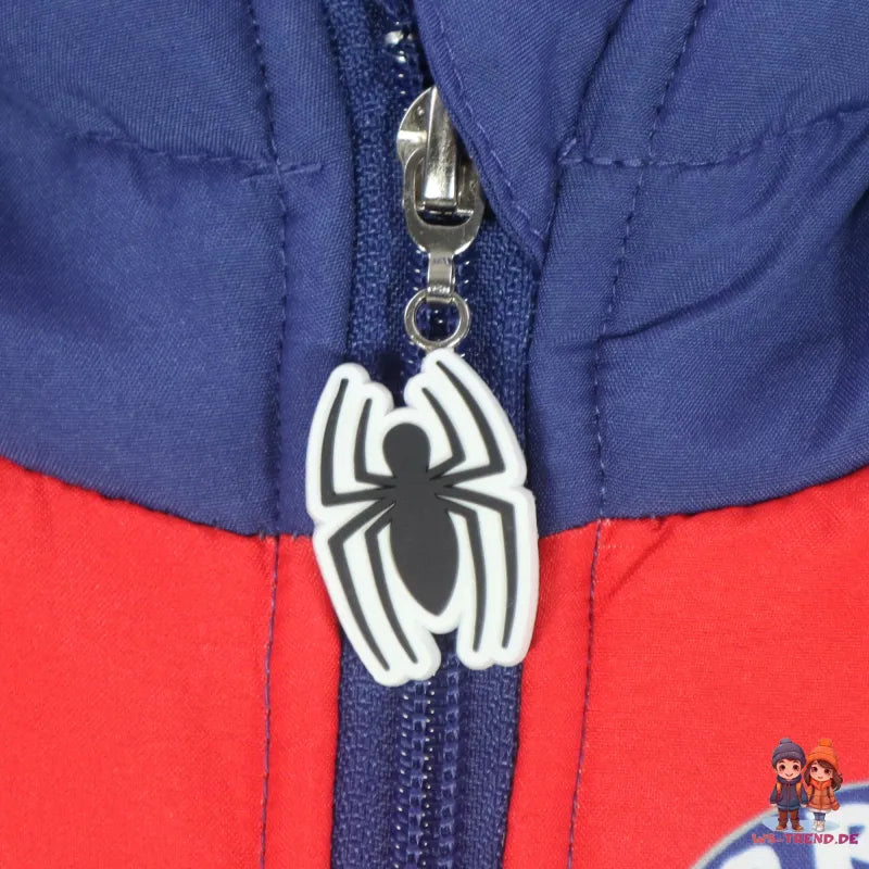 Marvel Spiderman Kinder Jungen Winterjacke Jacke mit Kapuze - WS-Trend.de 98-140 Blau