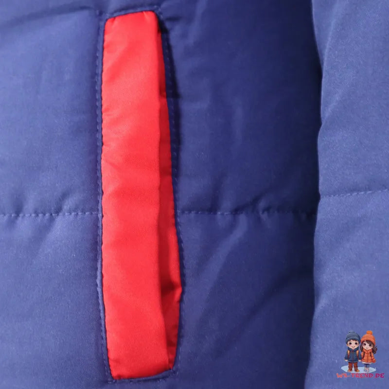 Marvel Spiderman Kinder Jungen Winterjacke Jacke mit Kapuze - WS-Trend.de 98-140 Blau