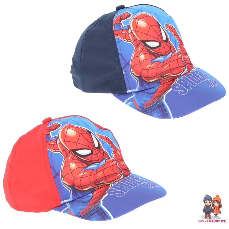 Marvel Spiderman Kinder Baseball Kappe Basecap - WS-Trend.de Mütze Hut Jungen 53-55
