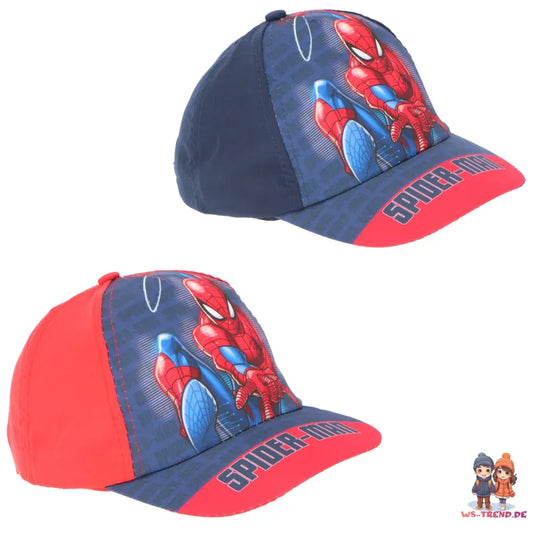 Marvel Spiderman Kinder Baseball Kappe Basecap - WS-Trend.de Mütze Hut Jungen 54-56