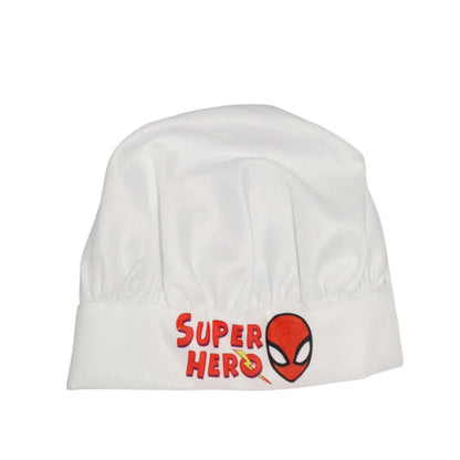 Marvel Spiderman Kinder Kochschürze Backschürze mit Mütze 3-6 Jahre - WS-Trend.de