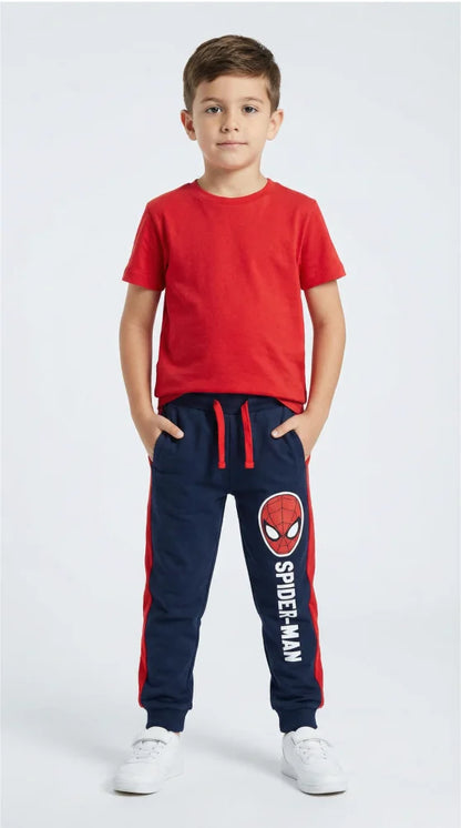 Marvel Spiderman Kinder Jogginghose Sporthose - WS-Trend.de Jungen Hose 104-134 Blau Grau