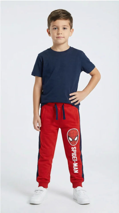 Marvel Spiderman Kinder Jogginghose Sporthose - WS-Trend.de Jungen Hose 104-134 Blau Grau
