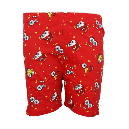 Spongebob Schwammkopf Kinder kurzarm Pyjama Schlafanzug - WS-Trend.de kurz 104 - 134 baumwolle