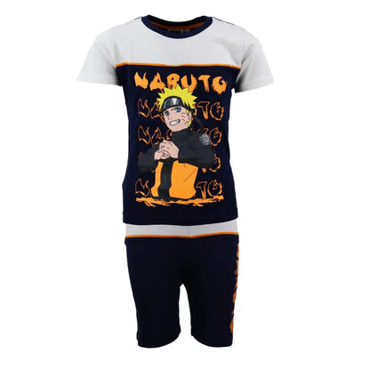 Anime Naruto Shippuden Kinder Sommer Set Shirt plus Shorts - WS-Trend.de Jungen Short 110-152 Baumwolle