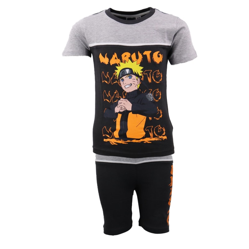 Anime Naruto Shippuden Kinder Sommer Set Shirt plus Shorts - WS-Trend.de Jungen Short 110-152 Baumwolle