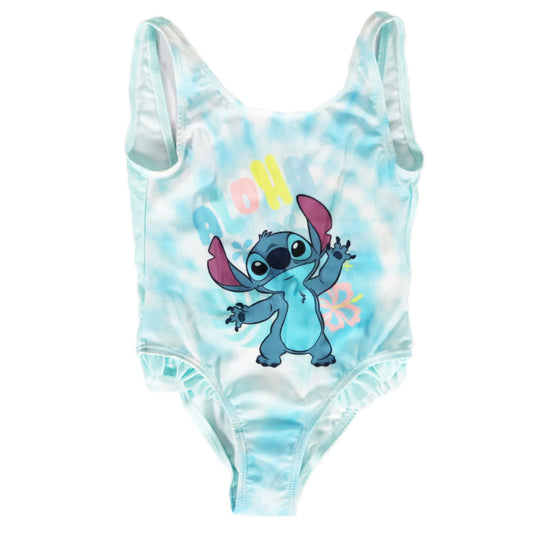 Disney Stitch Kinder Mädchen Badeanzug Bademode - WS-Trend.de Lilo und Gr 104-140 Blau