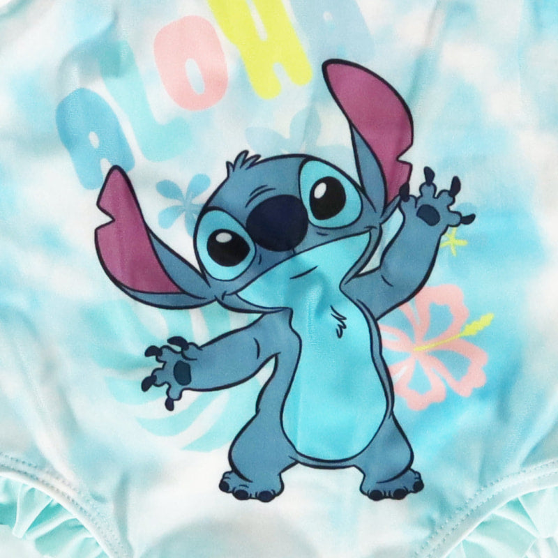 Disney Stitch Kinder Mädchen Badeanzug Bademode - WS-Trend.de Lilo und Gr 104-140 Blau