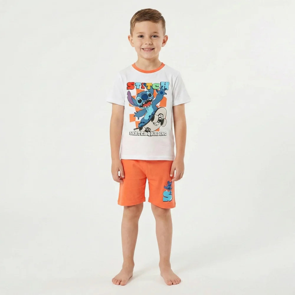 Disney Lilo und Stitch Kinder Jungen Schlafanzug Pyjama Shirt Hose - WS-Trend.de Gr. 98-128