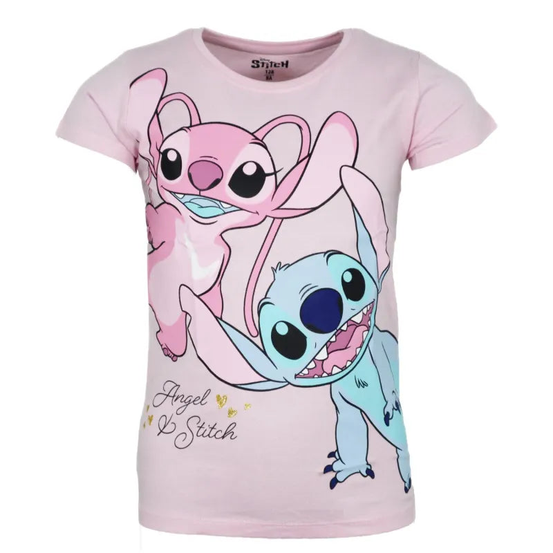 Disney Lilo und Stitch Kinder kurzarm T-Shirt Shirt - WS-Trend.de Gr. 92-128 100% Baumwolle