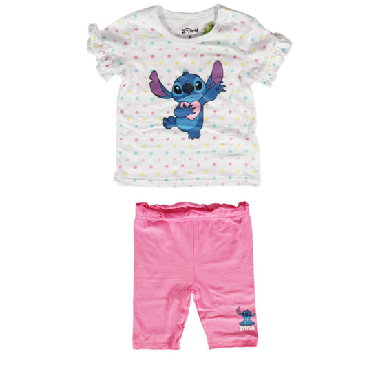 Disney Stitch Baby Mädchen Sommerset Shorts plus T-Shirt - WS-Trend.de Gr. 62-86