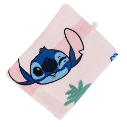 Disney Stitch Kinder Mädchen 3 tlg Set Bademantel Handtuch Handschuh Gr. 98 -128 - WS-Trend.de