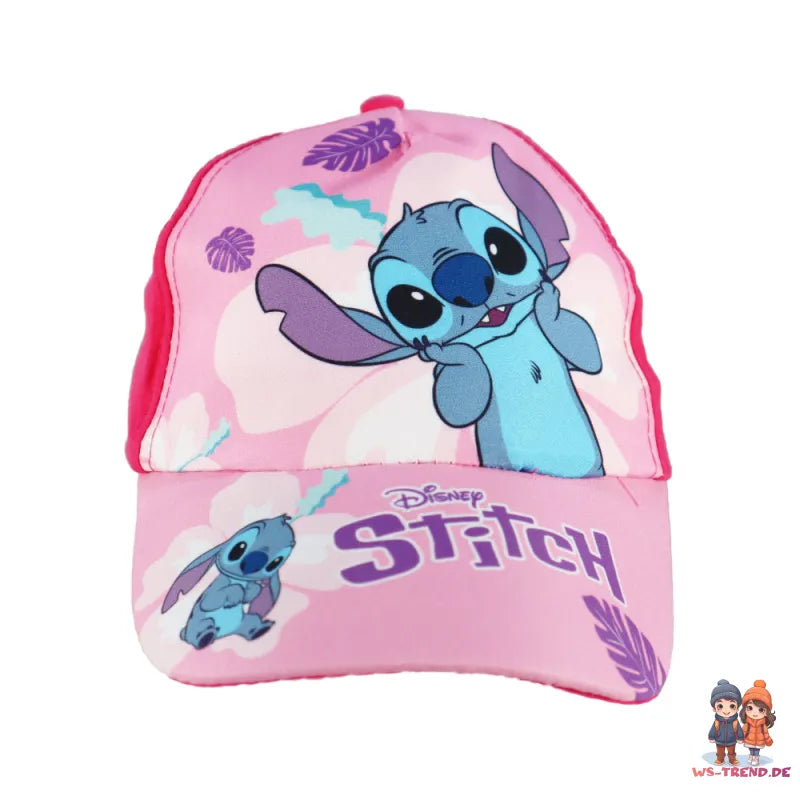 Disney Stitch Kinder Mädchen Basecap Baseball Kappe Mütze - WS-Trend.de Hut 52-54