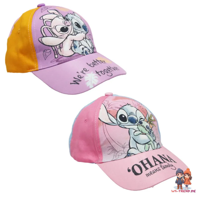 Disney Lilo und Stitch Angel Kinder Basecap Baseball Kappe Mütze - WS-Trend.de