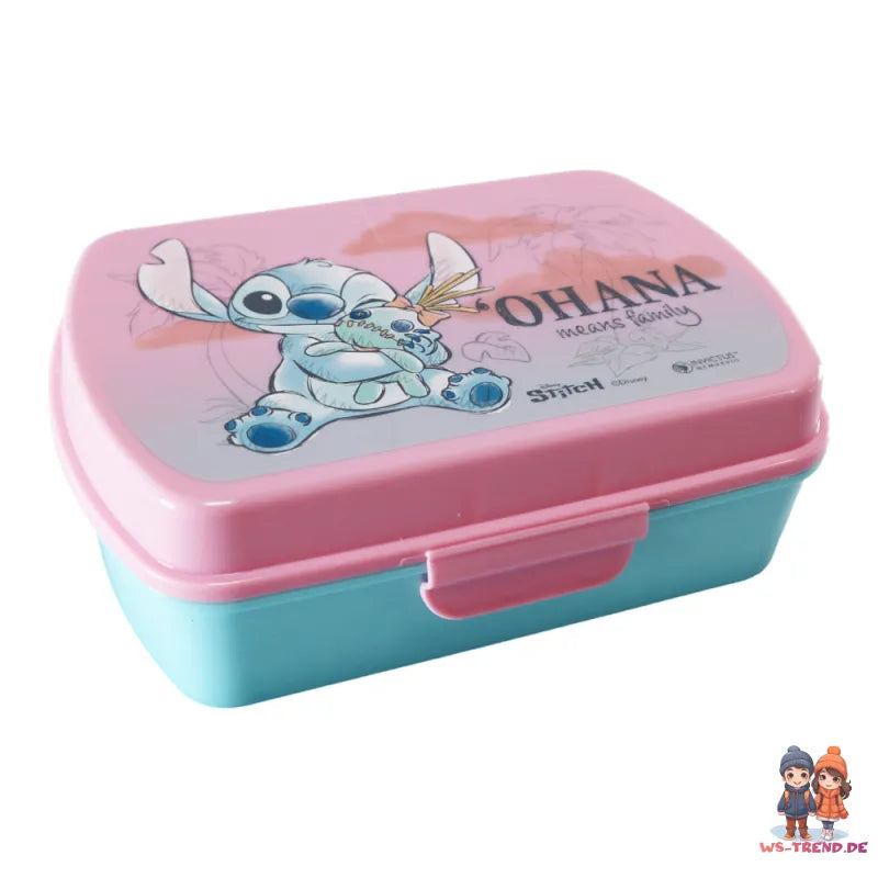 Disney Lilo und Stitch 2 tlg Kinder. Lunch Set Brotdose Trinkflasche 350 ml - WS-Trend.de