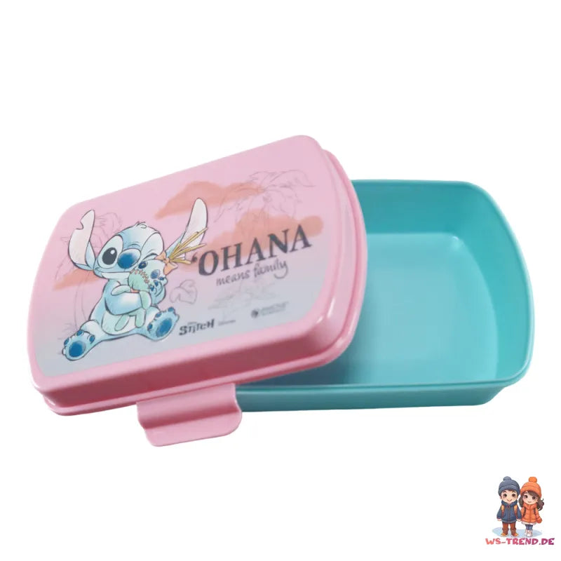 Disney Lilo und Stitch 2 tlg Kinder. Lunch Set Brotdose Trinkflasche 350 ml - WS-Trend.de