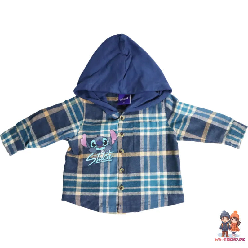 Disney Stitch Baby 2 tlg Set Hemd mit Kapuze plus Hose - WS-Trend.de Gr. 62 - 92 Baumwolle
