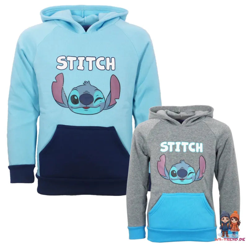 Disney Lilo u Stitch Kinder Fleece Hoodie Kapuzenpullover Pulli Pullover - WS-Trend.de 92-128