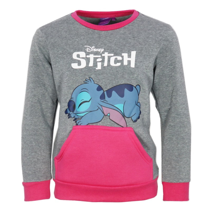 Disney Stitch Kinder Fleece Joggingset Sporthose Hose Sweater Jacke - WS-Trend.de 98-128