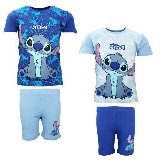 Disney Stitch Jungen Kinder Sommerset Shorts plus T-Shirt
