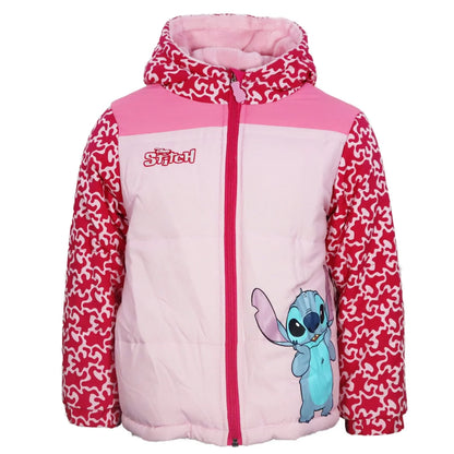 Disney Stitch Kinder Winterjacke Mädchen Jacke mit Kapuze - WS-Trend.de
