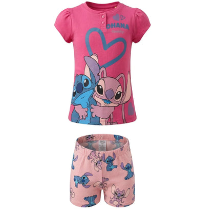 Disney Lilo und Stitch Kinder Mädchen Schlafanzug Pyjama Shirt Hose - WS-Trend.de