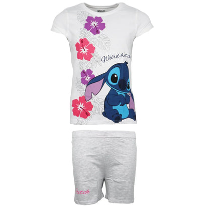 Disney Lilo und Stitch Kinder Mädchen Schlafanzug Pyjama Shirt Hose - WS-Trend.de Gr. 92-128