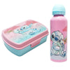 Disney Lilo und Stitch 2 tlg. Lunch Set Brotdose plus Alu Trinkflasche 500 ml