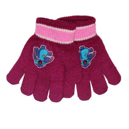 Disney Sticth Kinder Herbst Mütze Wintermütze plus Handschuhe Gr. 52/54 - WS-Trend.de