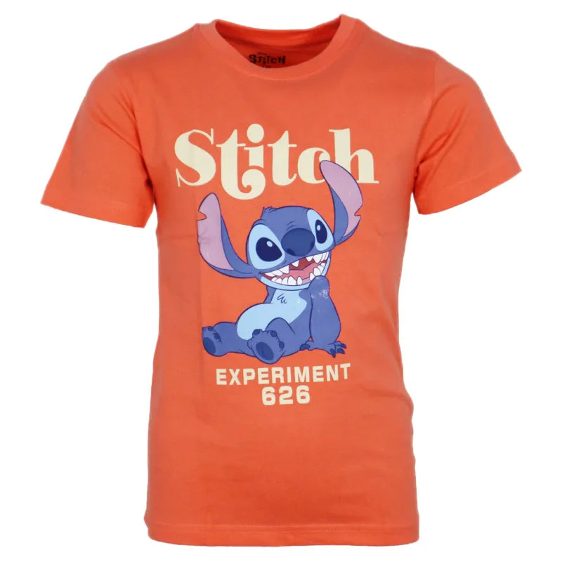 Disney Lilo und Stitch Jungen Kinder kurzarm T-Shirt Shirt - WS-Trend.de Gr. 98-128 Baumwolle
