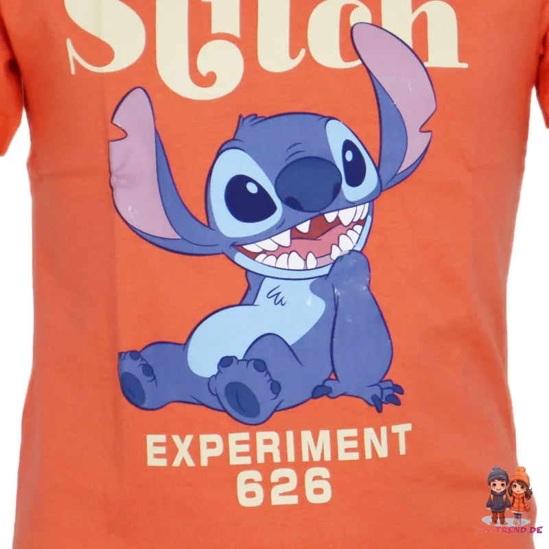 Disney Lilo und Stitch Jungen Kinder kurzarm T-Shirt Shirt - WS-Trend.de Gr. 98-128 Baumwolle