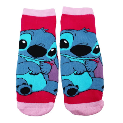 Disney Stitch Kinder lange ABS Socken Stopersocken anti Rutsch 2er Set - WS-Trend.de Gr. 23 - 34