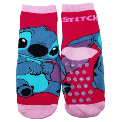 Disney Stitch Kinder lange ABS Socken Stopersocken anti Rutsch 2er Set - WS-Trend.de Gr. 23 - 34