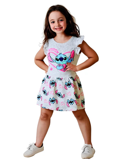 Disney Lilo und Stitch Kinder Mädchen Sommerkleid Kleid - WS-Trend.de Gr. 92-128