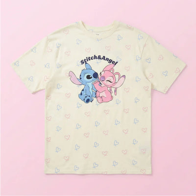 Disney Stitch Damen kurzarm Schlafshirt Nachthemd Langshirt - Ansicht 2