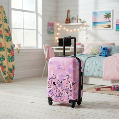 Disney Lilo und Stitch Angel 2 tlg. Set Trolley Koffer Reisekoffer plus Lunchbox - Ansicht 2