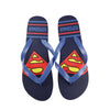 DC Superman men's thong sandals
