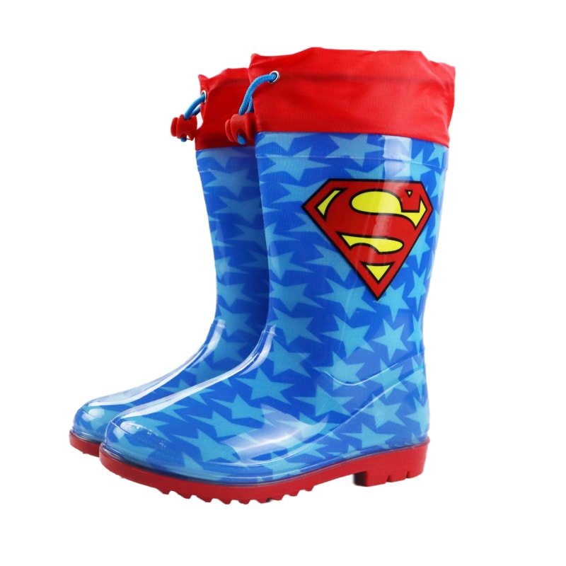 DC Comics Superman Kinder Stiefel Gummistiefel Regenstiefel - WS-Trend.de Jugend