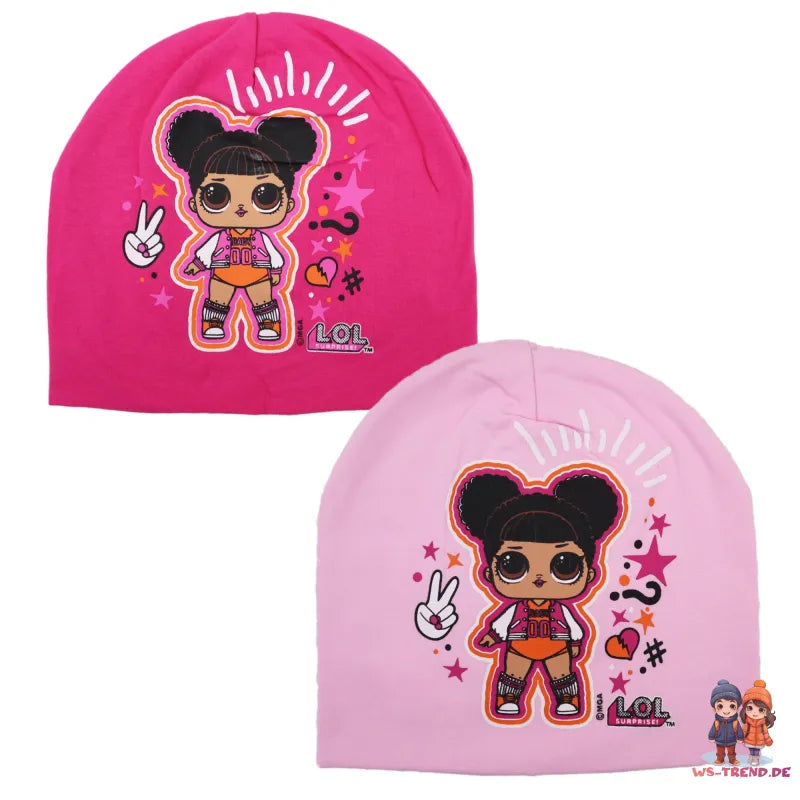 LOL Surprise Cheerleader - Kinder Herbst Mütze Wintermütze - WS-Trend.de - 52 54