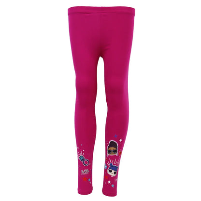 LOL Surprise Kinder Leggings Lang - WS-Trend.de lang Rosa pink Grau für Mädchen