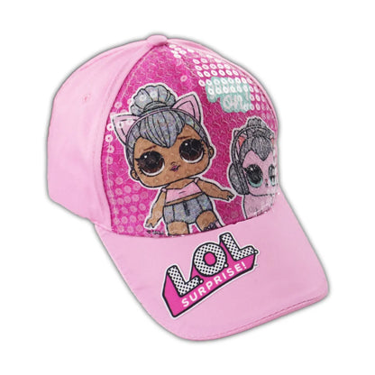 LOL Surprise Mädchen Kinder Baseball Kappe - WS-Trend.de Basecap Mütze Baumwolle Hut Rosa