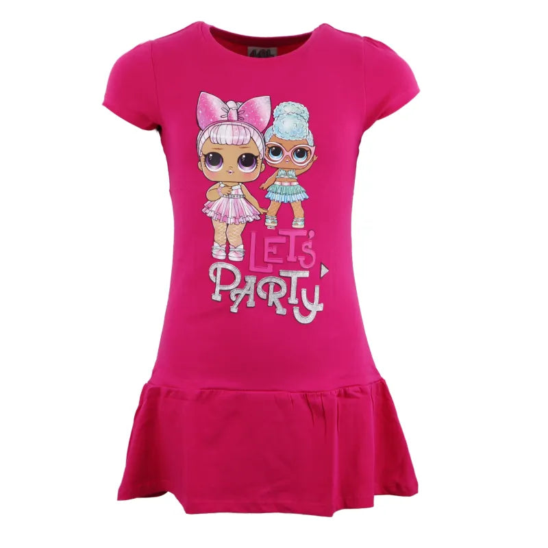 LOL Surprise Sommerkleid Kinder Kleid - WS-Trend.de für Mädchen aus baumwolle 104 - 134