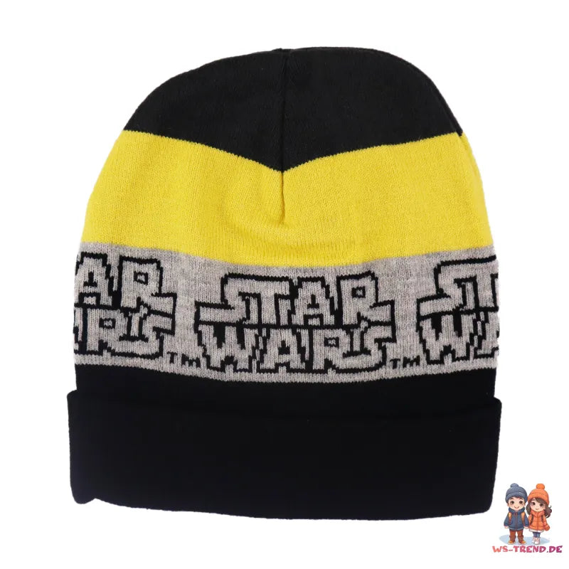 Star Wars Darth Vader Kinder Winter Set Mütze plus Snood Loop - WS-Trend.de Schaal 54 56