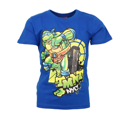 Teenage Mutant Ninja Turtles Leonardo Kinder Jungen T-Shirt Kurzarm Shirt - WS-Trend.de Gr. 104-134